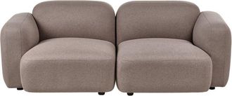 Beliani Sofa 3 Seater AFOSS Fabric Taupe