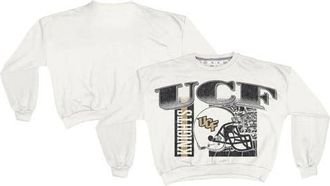 Pressbox Womens Pressbox White UCF Knights Oversized Janice Retro Waist-Length Sweatshirt at Nordstrom, Size Xx-Large