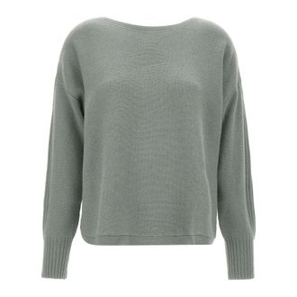 Elena Miro Dames, Truien, Groen, Maat: XS Wol