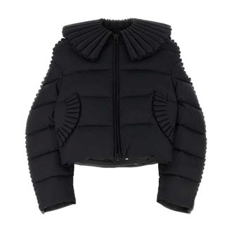 RAXXY Winter Jackets, female, Black, Size: S Oversize Nylon Down Jacket