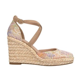 Alma En Pena Valencian Sandal - female - ALMA EN PENA - Wedges - Multicolor - 9 UK - Shoes