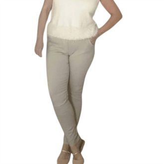 Made in Italy Italian Magic Pants In Beige