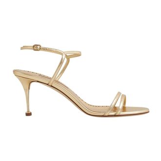 Manolo Blahnik High Heel Sandals, female, Yellow, Size: 9 1/2 US Ciagalo 70 Stiletto Sandals
