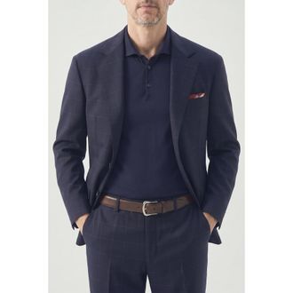 Brunello Cucinelli Navy Wool Tailored Jacket, Brand Size 46 (US Size 36)