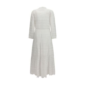 Isabel Marant Womens White Cotton Casual Dress