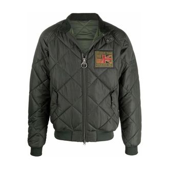 Barbour Winter Jackets, male, Green, XL, Merchant Quilted Jacket