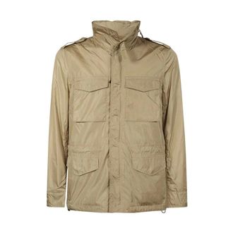 Aspesi Light Jackets, male, Beige, XS, Multi-pocket Nylon Jacket