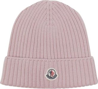 Moncler Stijlvol Meisje Hoed Accessoires - unisex - Hoeden - Roze - S - Accessoires