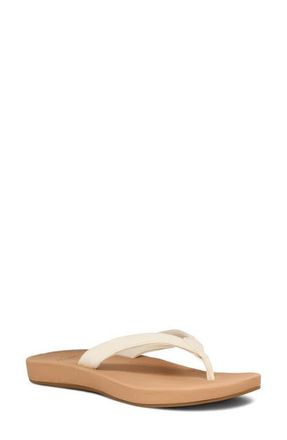 Sanuk Cosmic Shores Water Friendly Flip Flop in Wht at Nordstrom, Size 10