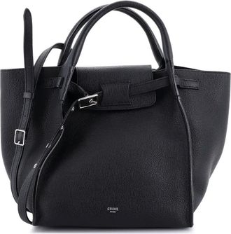 Celine Big Bag Grained Calfskin Small satchel - Zwart