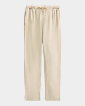 Ralph Lauren Purple Label Men & apos;s Drawstring Silk-Linen Pants