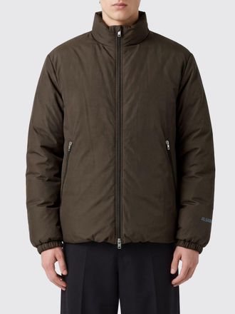 Jil Sander Short Recycled Nylon Puffer Jacket with High Neck