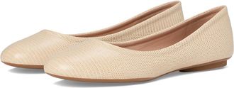 Cole Haan Georgie Ballet Flats Womens Flat Shoes Oat Lizrd Leather Print : 8 B - Medium
