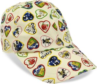 Chanel 1990-2000s Valentine baseball cap - women - Cotton - One Size - Neutrals