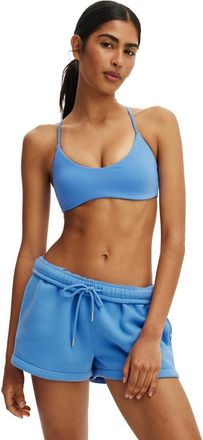 Cotton On Womens Active Ultra Soft Scoop V Crop in Ultramarine at Nordstrom, Size Xx-Small