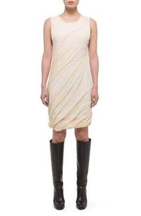 Helmut Lang Bubble Hem Cotton Dress in Vnla at Nordstrom Rack, Size Small