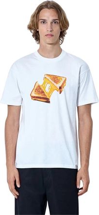 Carhartt Work in Progress S/S Cheese Toast T-Shirt - Heren - T-shirts - Wit - S - Katoen - Tops