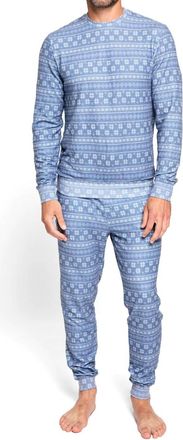Sol Angeles Mens Fair Isle Pullover In Indigo
