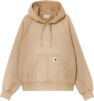 Carhartt Work in Progress Hooded Hudson Sweatshirt - Dames - Hoodies - Bruin - M - Katoen - Hoodies & sweatvesten