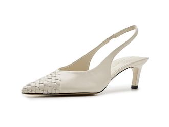 Marc Fisher Rilly Womens Shoes Cream Leather : 6.5 M