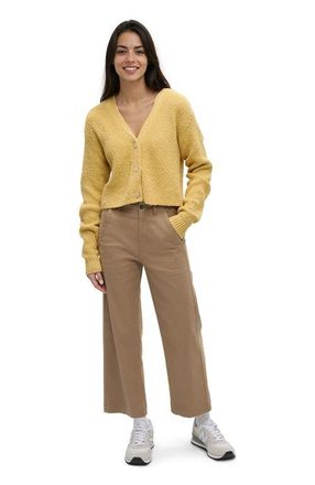 tentree Poplar Cardigan in Dusk Yellow at Nordstrom, Size X-Small