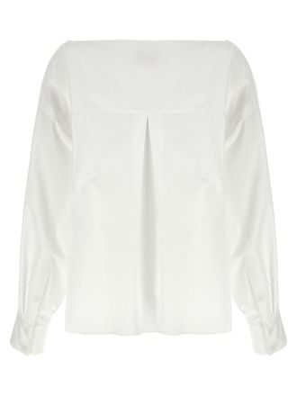 Khaite Womens White Cotton Blouse