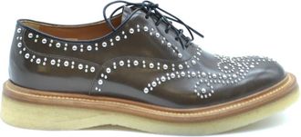 Churchs Klassieke veterschoenen - Dames - Veterschoenen - Bruin - 36 1/2 EU - Leer - Schoenen