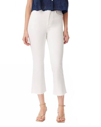 Habitual Cropped Flare Jeans In White