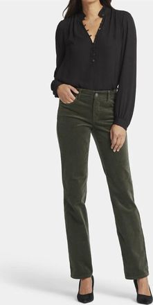 NYDJ Marilyn Straight Pants In Vine Leaf