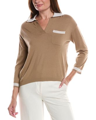 Sportmax Accorta Wool Blazer Top