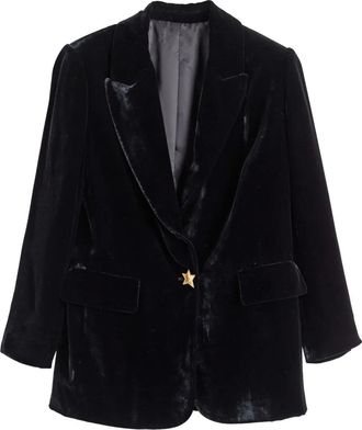 Chinti and Parker Blazer con motivo stelle - Nero