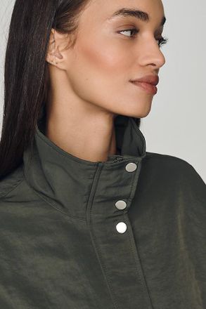 Pilcro Cohen Nylon Funnel-Neck Bomber Jacket