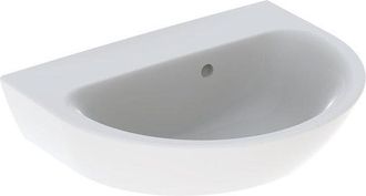 Keramag Keramag - Geberit Renova Lavabo Con Enjuague Manual, Sin Agujero Para