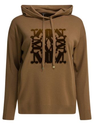 Max Mara Kapuzenpullover aus Schurwolle