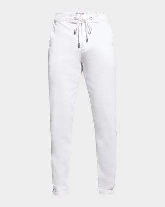 Paige Men & apos;s Fraser Stretch Twill Cuffed Pants