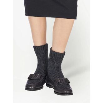 Ferragamo Ladies Black Loafers, US Size 8