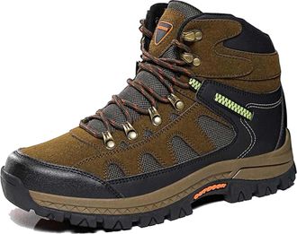 Generic and Winter High Top Outdoor Hiking Shoes Army Green(Brown,6.5uk)