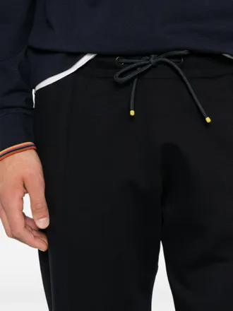 Paul Smith Drawstring Cotton-Blend Joggers - Black
