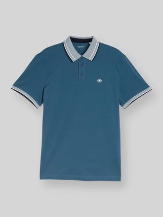 Tom Tailor Regular Fit Poloshirt aus reiner Baumwolle in Petrol, Gr&ouml;&szlig;e XXXL