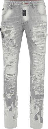 Philipp Plein Jeans Slim Fit Flame