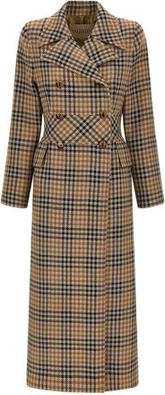 Valentino Garavani Houndstooth Wool Coat
