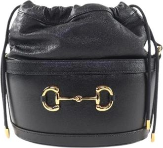 Gucci Bolso de hombro de cuero Pre-owned - Pre-owned - Mujer - Negro - ONE SIZE