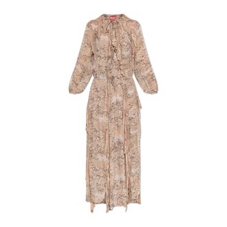 Diesel Jurk D-Azzling-R1 - Dames - Maxi kleedjes - Roze - S - Kleedjes