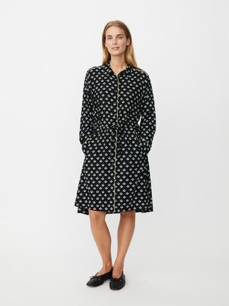 Masai Nysindra Printed Knee Length Dress in Ether at Nordstrom, Size Xx-Large