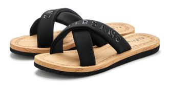 Elbsand Pantolette ELBSAND, Damen, Gr. 44, schwarz, Obermaterial: 100% Textilmaterial. Decksohle: 100% Synthetik. Futter: 100% Textilmaterial. Laufsohle: 100%