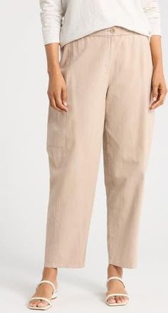 Eileen Fisher Lantern Cargo Pants in Wheat at Nordstrom Rack, Size X-Small