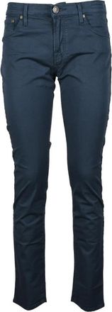 Jacob Cohen Katoen Elastaan Jeans - Dames - Skinny Jeans - Blauw - W30 - Katoen - Jeans