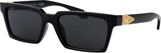 Versace Mens Sunglasses 0ve4490u Black Injected