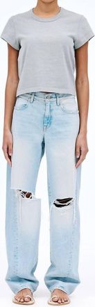 Slvrlake Denim Tess Long Twisted Seam Jeans In Heartbreak Hotel