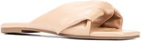 Fashion To Figure Pamela Slide Sandal - Wide Width in Beige at Nordstrom Rack, Size 9